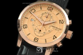 MB10049 Timewalker Flyback Chrono RG/LE Gold Quartz Chrono