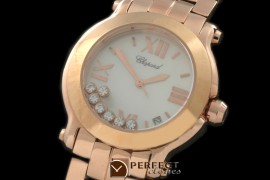 CP00112R Happy Sports RG/RG White Original Swiss Quartz