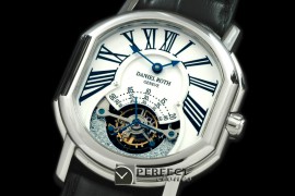 DR10001 Tourbillon 8 Days SS/LE White F-Tourbi