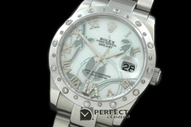 RDJmS06001 2011 Flora Oyster/Diam SS P-White Swiss Eta 2836-2