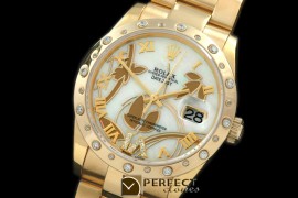 RDJmF06001 2011 Flora Oyster/Diam YG P-White Swiss Eta 2836-2