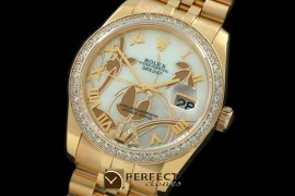 RDJMF06051 2011 Flora Jubilee/Diam YG P-White Swiss Eta 2836-2
