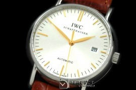 IWPT01002 Portofino Automatic SS/LE White/Gold Asia 2892