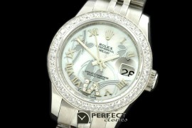 RDJLS06051 2011 Flora Jubilee/Diam SS P-White Swiss Eta 2671-2