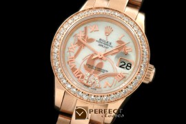 RDJLFR06081 2011 Flora Oyster/Diam RG P-White Swiss Eta 2671-2