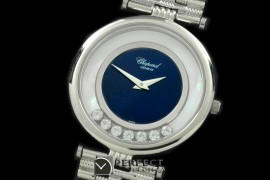 CPHD10001 Happy Sports Diamonds Ladies SS Blue/White Swiss Qtz