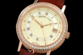 BR00206D Classique Automatic 1318 RG/LE/Diam Cream Asian Eta 282