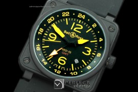 BO-019315 BR01-93 GMT PVD/RU Black/Yellow Num Asian 2813 21J