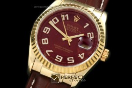 RDJMF10127 LE Brown Dial Numeral Markers Swiss Eta 2836-2