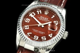 RDJMS10127 LE Brown Dial Numeral Markers Swiss Eta 2836-2