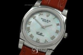 RLC00103 Cellini SS/LE MOP White Swiss Quartz