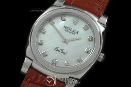 RLC00113 Cellini SS/LE MOP White Diam Swiss Quartz