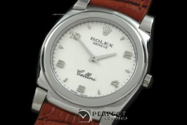 RLC00121 Cellini SS/LE White Num Swiss Quartz