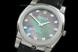 RLC00116 Cellini SS/LE MOP Green Swiss Quartz