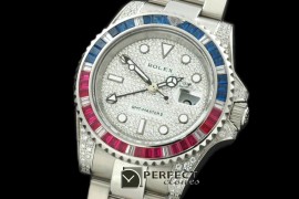 RLGS01009 SS/Diam Anni GMT SS Diam Swiss Eta 2836 GMT Hand Ind