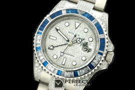 RLGS01018 SS/Diam Anni GMT Diam Swiss Eta 2836 GMT