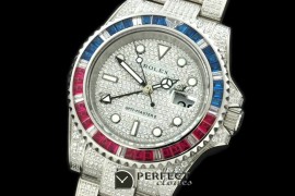 RLGS01029 SS/Diam Anni GMT Diam Swiss Eta 2836 GMT