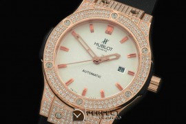 HBFS10231 Classic Fusion RG/RU Diam Case White Asia 2824