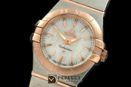 OMCO00065 Double Eagle Ladies SS/RG/TT M-Wht Stk