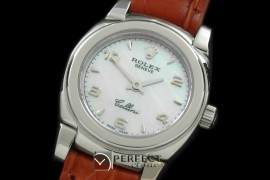 RLCM00123 Ladies Mini Cellini SS/LE MOP White Num Swiss Quartz