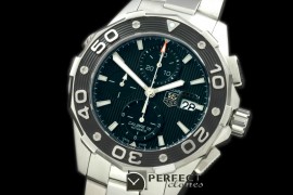 TGAQ00071 Aquaracer 500m Chrono SS/SS Black A-7750
