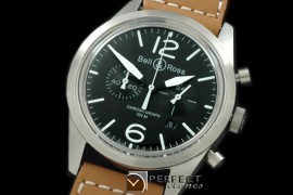 BR126-1001 BR126 Vintage Original Chrono SS/LE Blk OS20