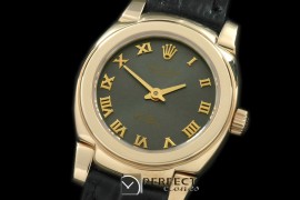 RLCM00208 Ladies Mini Cellini YG/LE Grey Roman Swiss Quartz