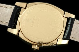 RLCM00220D Ladies Mini Cellini YG/LE MOP Black Diam Swiss Quartz