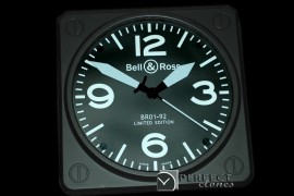 BOC10011 BR01-92 Black/White Wall Clock 30mm