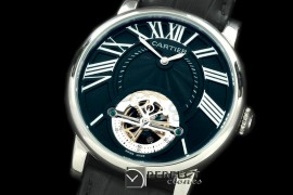 CARDC10042 Ronde de Cartier Tourbillon SS/LE Black Asian 2813