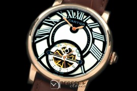 CARDC10056 Ronde de Cartier Tourbillon SS/LE White Layered Asian