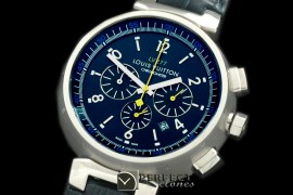 LV01032 LV Cup 227 Chrono SS/LE Black Jap Quartz Chrono