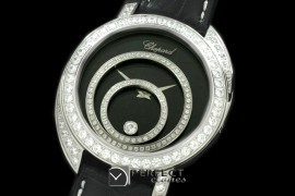 CPHS10002 Happy Spirit SS/Diam/LE Black Swiss Quartz