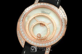 CPHS10011 Happy Spirit RG/Diam/LE White Swiss Quartz
