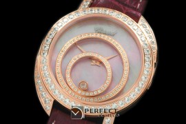 CPHS10013 Happy Spirit RG/Diam/LE MOP Pink Swiss Quartz