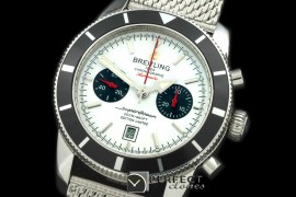 BLSF01011M Superocean 201Heritage Chrono SS/ME White A-7750
