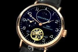 IWPDT10012 Portugese Duo Time Tourbillon RG/LE Black Asia 21J