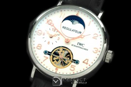 IWPDT10002 Portugese Duo Time Tourbillon SS/LE White Asia 21J