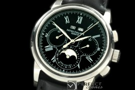 PPCA10012 Perpetual Calendar SS/LE Black Asia 2813