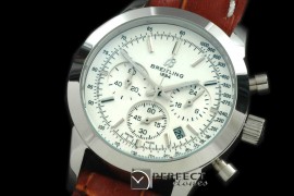 BLTL10001L Ladies TransOcean Chrono SS/LE White Jap OS2Qtz