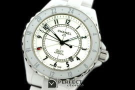 CHA-GMT-101 Oversize J12 GMT White Ceramic Asia Eta 2836