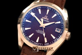 OMAT10009 Aqua Terra Seamaster RG/LE Brown Asian 2813