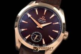 OMAT10039 Aqua Terra Seamaster H/W RG/LE Black Asian 6498