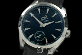 OMAT10032 Aqua Terra Seamaster H/W SS/LE Black Asian 6498
