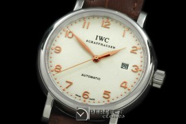 IWPT01032 Portofino Automatic SS/LE White/RG Num Asia 2824