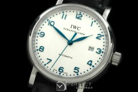 IWPT01033 Portofino Automatic SS/LE White/Blue Num Asia 2824