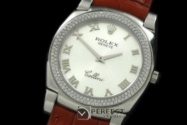RLC00102D Cellini SS/LE Silver Swiss Quartz