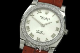 RLCL00102DX Ladies Cellini SS/LE/Diam Silver Swiss Quartz