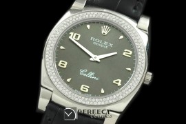 RLC00128D Cellini SS/LE Grey Num Swiss Quartz