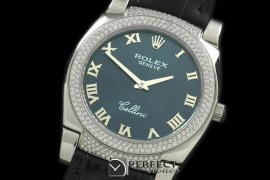 RLCL00109DX Ladies Cellini SS/LE/Diam Blue Swiss Quartz